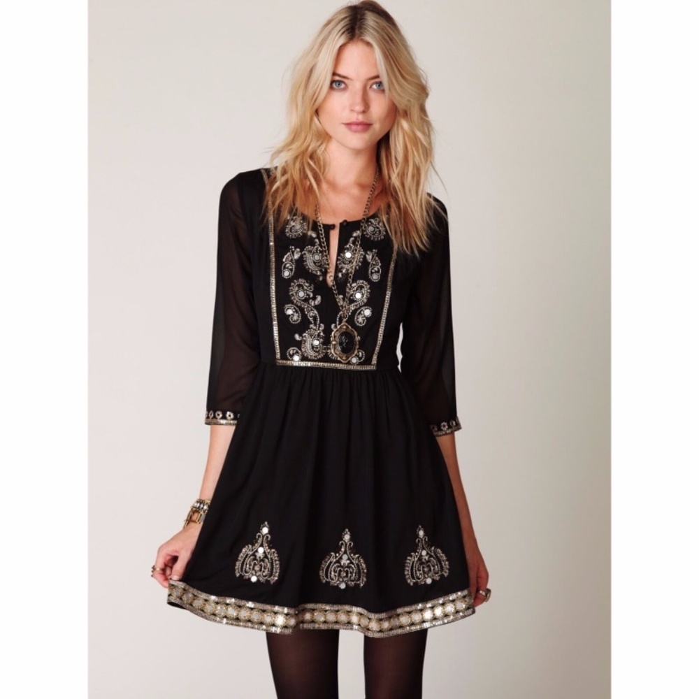 Free People Show Pony Sequin Dress